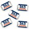 Big Dot of Happiness Happy Father's Day - Mini Candy Bar Wrapper Stickers - We Love Dad Party Small Favors - 40 Count